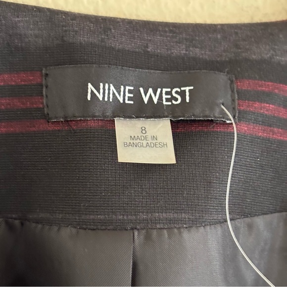 Nine West Stretch Blazer jacket Size 8 NEW - Picture 8 of 10